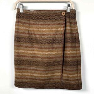 Abercrombie & Fitch Vintage Rare Made in USA Wool Blend Mini Skirt 10